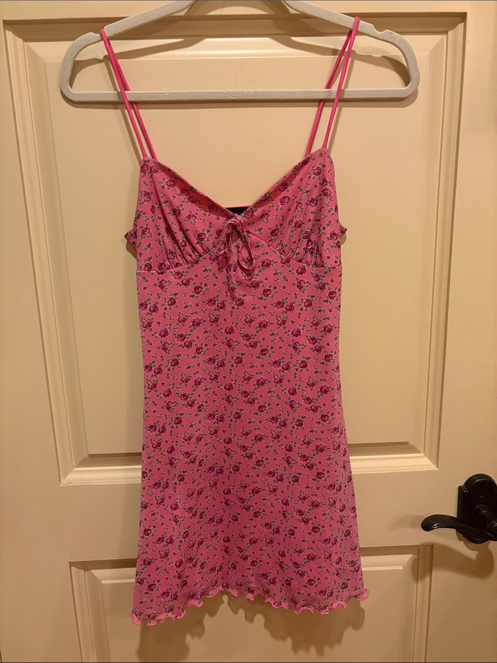 UO Pink Floral Slip Dress